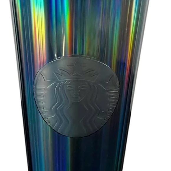 STARBUCKS 2022 Iridescent Ocean Periwinkle Kaleidoscope Dome Venti Cup 24oz - Picture 4 of 6